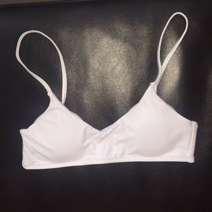 NEW! White swimsuit SMALL (top+bottom)
